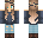 blue forest girl