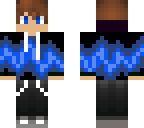 blue lighting boy