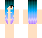 blue white purple hair base