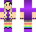 electric purple girl