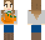 festive pumpkin girl