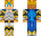 golden king red robes