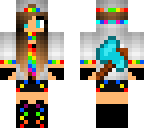 rainbow girl