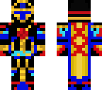 strange creature under knight