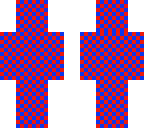 blue and red