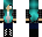 blue hair