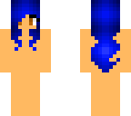 blue haired girl base