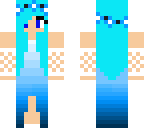 blue outfit edit