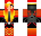 cool fire girl