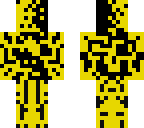 random black and yellow skin