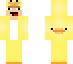 boy in a duck suit