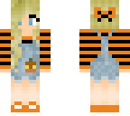 girl with overalls
