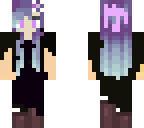 lilac hair girl