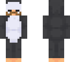 pengu with mustache