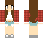 red checkers girl