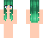 sea green hair - base
