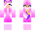 winter cat girl