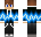 blue lighting boy