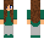 girl with green shirt
