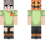 normal guy with pumpkin hat