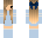 pastel blue chibi