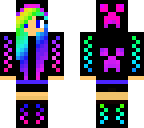 rainbow creeper girl