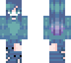 blue and purple girl