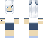 blue school girl