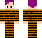 creepy prisoner with purple hair