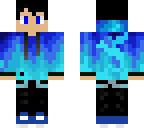 blue fire hoodie boy