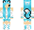 blue fox girl edit