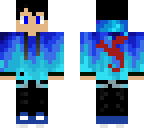 edited blue fire hoodie dude