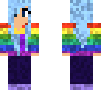 rainbow sweater girl
