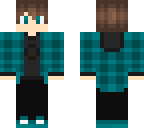 teal plaid