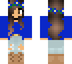 cute blue girl