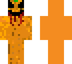 scary pumkin skin