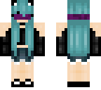 blind folded cute anime girl