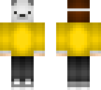 dravice with polar bear mask