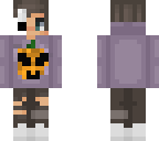 halloween boy with skull face