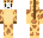 panda wearing giraffe onesie