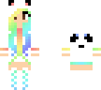 rainbow panda girl edit