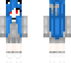 blue cat girl