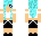 blue girl