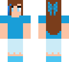 blue girl