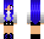 blue hair