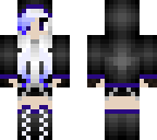 blue hoodie girl