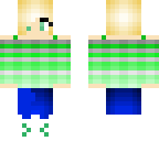 green and blonde
