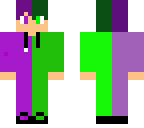green and purple