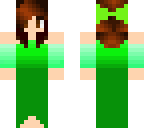 green dress