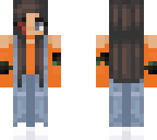 halloween three pixel arm skin girl